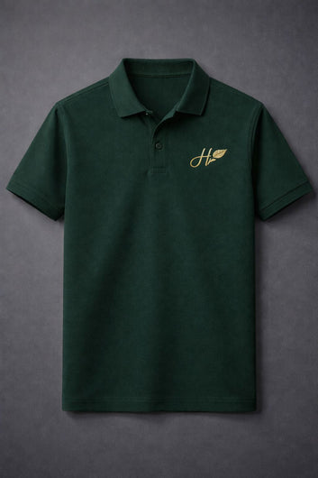 H Signature Embroidered Polo T-Shirt