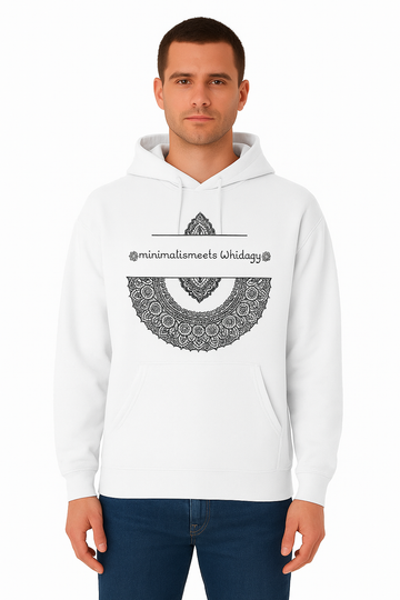 Minimal Mandala Art Hoodie
