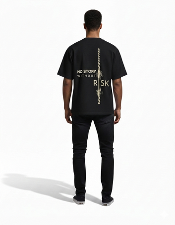 Motivational Graphic Oversized T-Shirt