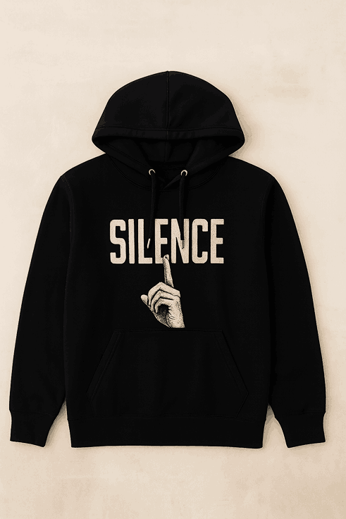 Brown Silence Sweatshirt Hoodie
