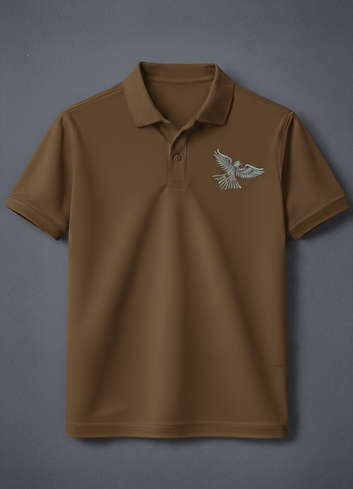 Classic Eagle Emblem Polo T-Shirt