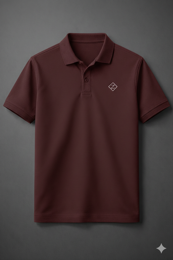 Minimal Logo Polo T-Shirt for Everyday Wear