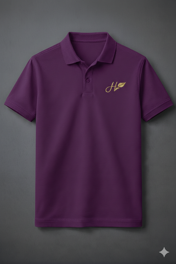 H Signature Embroidered Polo T-Shirt