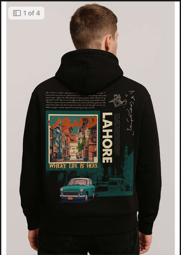 Lahore Street Art Graphic Hoodie