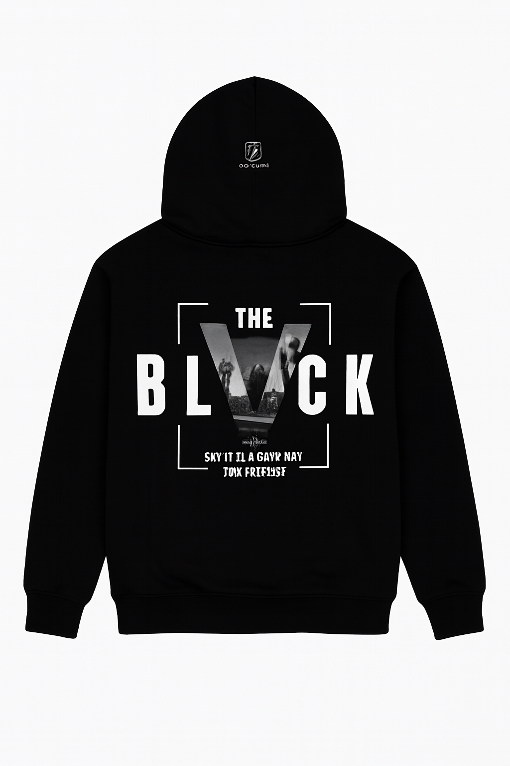 Streetwear Black Hoodie