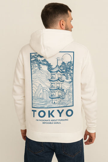 White Tokyo Art Hoodie