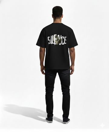 Silence Drop Shoulder T-Shirt for Men