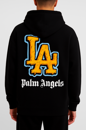 Yellow Drip Letter Hoodie